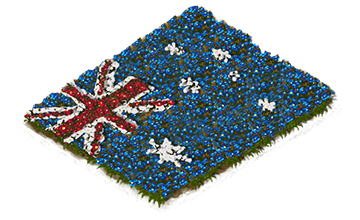Building Australian Flowerbed Flag Level 1