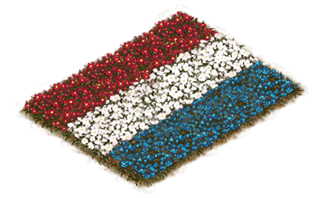 Building Dutch Flag Flowerbed Level 1