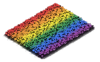 Building Rainbow Flowerbed Flag Level 1